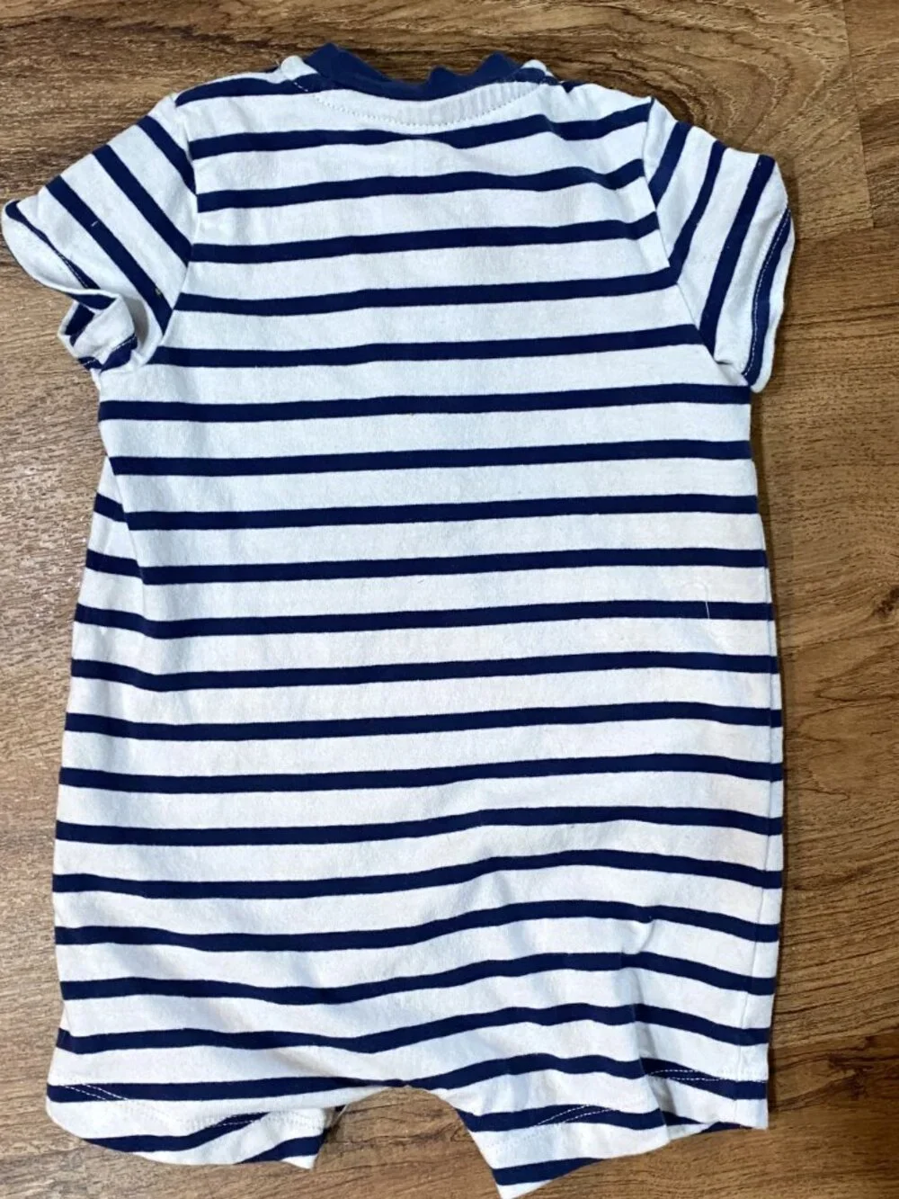 Lot 2 Stripe Rompers-LITTLE ME Softball & MUD PIE Golf-9-12 Months